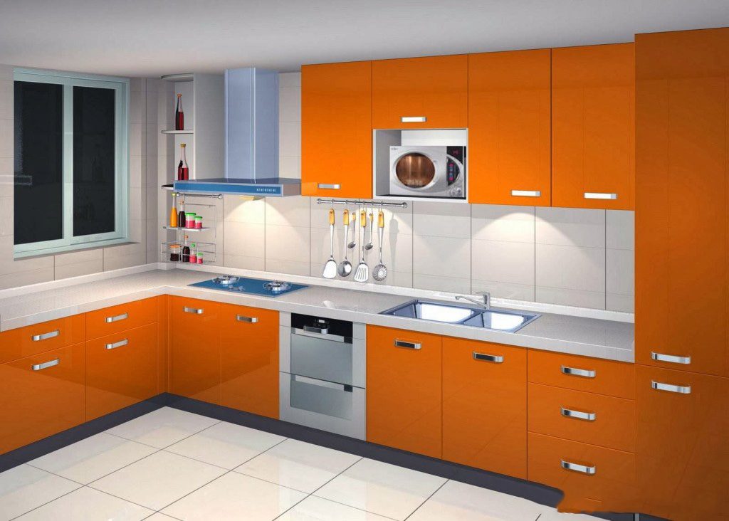L - Shape Modular Kitchen